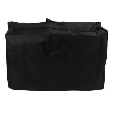 Imagem de Bolsa de cadeira de rodas impermeável grande capacidade Oxford Pano dobrável Cadeira de rodas Saco de viagem para viajar Tamanho preto ao ar livre 115x80x40cm