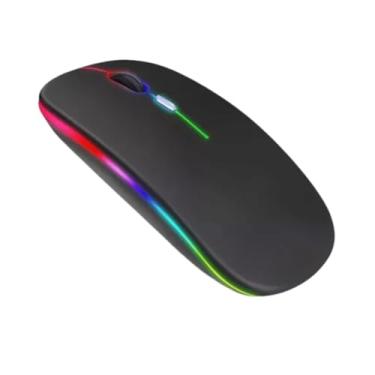 Imagem de Mouse Sem Fio Bluetooth RGB Gamer Notebook Home Office 1600 dpi