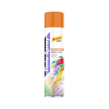 Imagem de Tinta Spray Uso Geral 400ml, MUNDIAL PRIME, Laranja, AE01000071