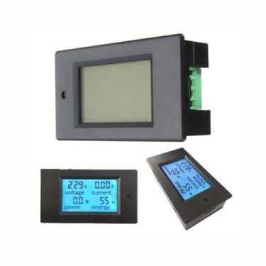 Imagem de Voltimetro Wattimetro Amperimetro 4 Em 1 110v 220v Ac 20a - Tomzn