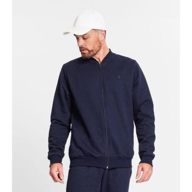 Imagem de Jaqueta Plus Size Masculina Em Moletom Diametro Azul-Masculino