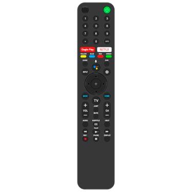 Imagem de Controle remoto de substituição por voz RMF-TX500U compatível com Sony Smart TV KD-65X75CH XBR-85X950G XBR-75X950G XBR-55X900H KD-75X750H XBR-55A8H KD-65X750H XBR-65X90CH XBR-55A8H X950G XBR-65X800H