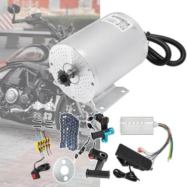 Imagem de CHONGHAN Motor DC para bicicleta elétrica 1000W-2000W 36V/48V, kit de conversão para scooter elétrica leve e de baixo ruído para scooter, triciclo elétrico, riquixá, elétrico