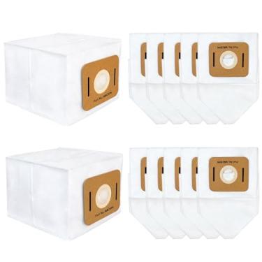 Imagem de Pacote com 12 sacos VACBP6 compatíveis com aspirador de pó Atrix Ergo de 8 litros, modelos: VACBPAI VACBP36V VACBP1