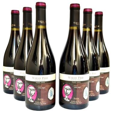 Imagem de Vinho Viejo Feo Reserva Pinot Noir | Kit Com 6 Garrafas | Oferta