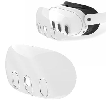 Imagem de XHSESA VR Shell Cover Skin for Meta Quest 3 Headset Accessories, Transparent Shell Headset Protector for Quest 3 VR Headsets