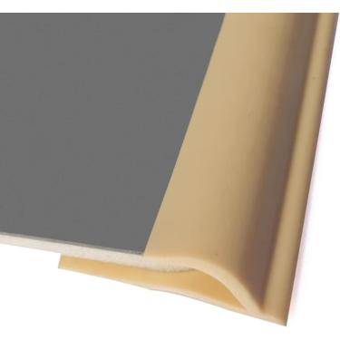 Imagem de Tira De Plástico Para Carpete, Bordas De Acabamento Extra Longas, Perfil Decorativo De 3,5cm De Largura Bar Para Piso De Vinil, Fácil De Cortar & Instalar, Light Yellow, Length-8m(26.2ft)