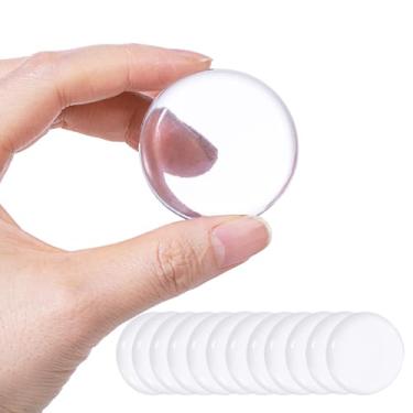 Imagem de HICOBOS Protetor de parede para batente de porta – Protetor de parede contra maçanetas, autoadesivo resistente, macio e transparente, gel lavável reutilizável absorvente de choque para escritório em