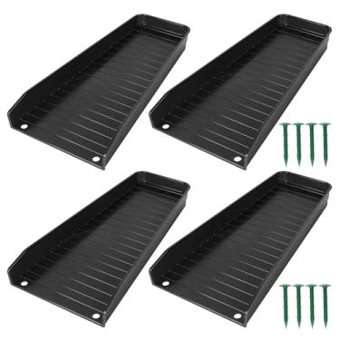 Imagem de Bloco de respingos de calha, desviador de proteção de calha de drenagem de 40 cm, extensões de calha para drenagem de água, bandejas de drenagem de bico fixável, drenagem para proteger as fundações da