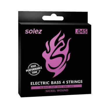 Imagem de Corda Solez P/ Baixo De 4 Cordas Slb445 45/105 - Ec0357
