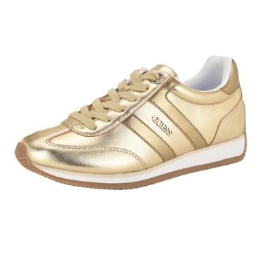 Imagem de GUESS Tênis feminino Saphia, Ouro 710, 38