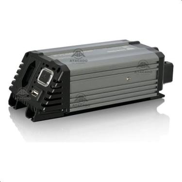 Imagem de Inversor de Voltagem 1000w 12v  220V ou 110V Conversor de energia Toma
