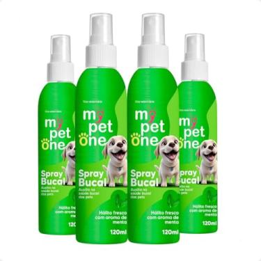 Imagem de Spray Bucal Mypetone Sabor Menta para Cães e Gatos, 120mL
