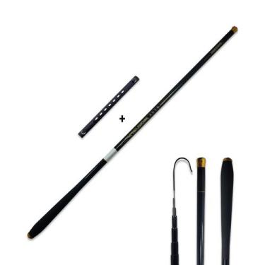 Imagem de Vara De Pesca 5,0m 100% Fibra de Carbono Ultra Leve de Mão - Aquamarin