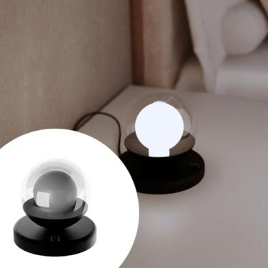 Imagem de Luminaria De Mesa Abajur Decorativo Quarto Lateral De Cama Cabeceira Lampada Incluso