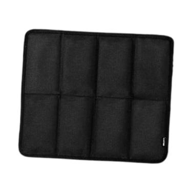 Imagem de MERIGLARE Esteira de acampamento dobrável Almofada ao ar livre Compacto Espessado Leve Assento Almofada para Jardim Festival Atividades Viagem, Preto