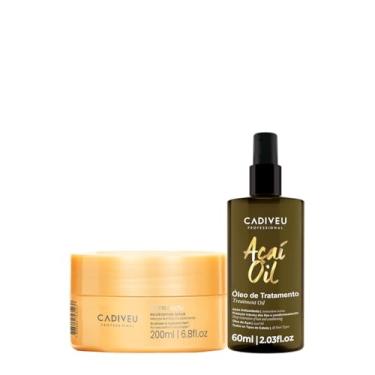 Imagem de Kit Cadiveu Professional Nutri Glow Máscara e Açaí Oil 60 (2 produtos)