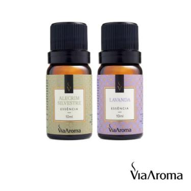 Imagem de Kit Essencias Para Aromatizador De Ambientes Lavanda E Alecrim Silvest