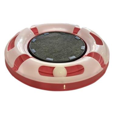 Imagem de Arranhador Redondo Para Gato Relax Com Bolinha Miau(Papelão)