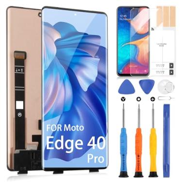 Imagem de Substituição de tela para Motorola Moto Edge 40 Pro / X40 / Plus 2023 LCD - para Moto Edge 40 Pro Tela LCD Touchscreen para Motorola Edge40 Pro 16.9 cm Digitalizador Touch Glass Ferramentas de