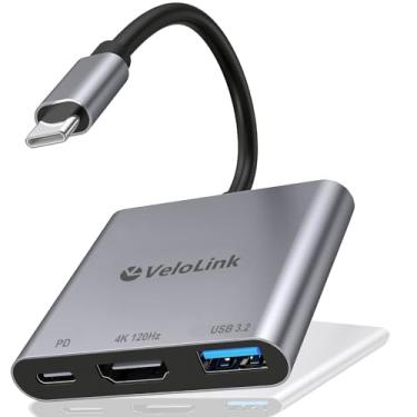 Imagem de Adaptador USB c para HDMI para Swith 2, USB C HDMI com porta de carregador PD 4K120Hz HDMI para C, conversor AV multiportas USB C Hub compatível com Nintendo Switch 2, MacBook, laptops, (USBC Hdmi