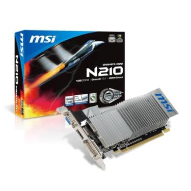 Imagem de Placa de Vídeo NVIDIA MSI GT 210 1GB DDR3 64 Bits