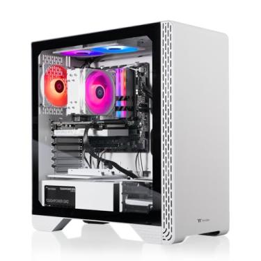 Imagem de Thermaltake LCGS Glacier i1260S Desktop para jogos (Intel Core™ i5-12600KF, ToughRam DDR4 3600Mhz 16GB de memória RGB, NVIDIA® GeForce RTX™ 3060, 1TB NVMe M.2, WiFi, Win11 Home) S3WT-B760-360-LCS