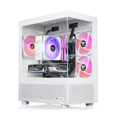 Imagem de Thermaltake LCGS View 8760TS-170 Desktop para jogos (AMD Ryzen™ 7 8700F, memória ToughRam 32GB DDR5 6000MT/s RGB, NVIDIA GeForce® RTX 5060 Ti 8G, 1TB NVMe M.2, WiFi, Windows 11) V17S-B850-56T-LCS