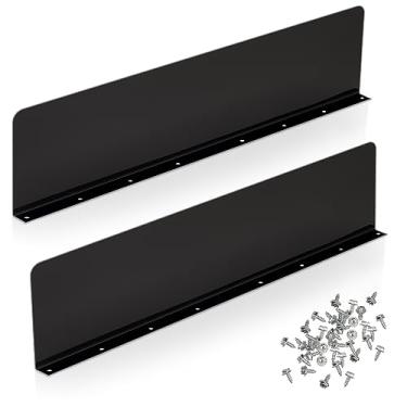 Imagem de Amylove 2 peças de proteção contra respingos de calha de chuva vale, desviador de desviador de telhado de chuva com 20 parafusos, calhas para telhados de telha plana residencial, canto (estilo reto