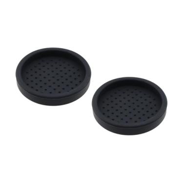 Imagem de Tighall 2 peças de tapete redondo de gel de silicone expresso de 6,3 cm/2,5 polegadas, almofada pequena de calcadeira de café para acessórios de substituição de máquina de café expresso