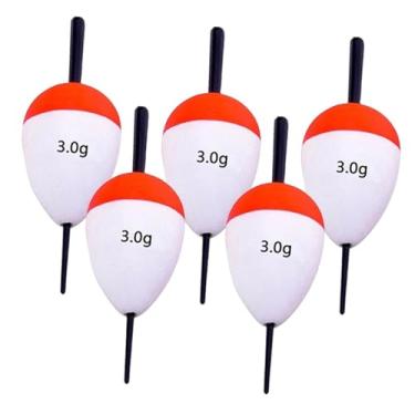 Imagem de UGPLM 5 peças de bóias de pesca, bóias de alta flutuabilidade, de espuma, conjunto para pesca de, peixe-gato e, 3g