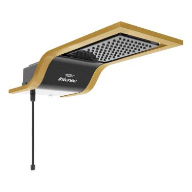 Imagem de Chuveiro Ducha Fame Intense Preto- Dourado - 220v