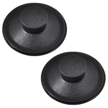 Imagem de GOLD DEER Pacote com 2 rolhas de pia, substituição exata para InSinkErator STP-PL/STPPL, rolha de pia de cozinha de borracha preta, compatível com drenos padrão de 3-1/5.1 cm da Kohler, Waste King