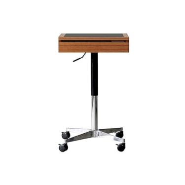 Imagem de ZzleoyuUUs-12 Mesa de chá de madeira pode mover o sofá para o lado de vários lugares, com rodas elevatórias, placa de pedra pequena lateral, mesa de cabeceira, sofá, armário lateral, mesa de chão