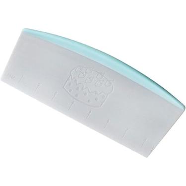 Imagem de Raspador de bancada de pastelaria de plástico, cortador de bolo com escala de medição, multiuso, utensílio de cozinha, cortadores de pizza para cozinhar, assar pão e massa de pizza, cozinha e jantar