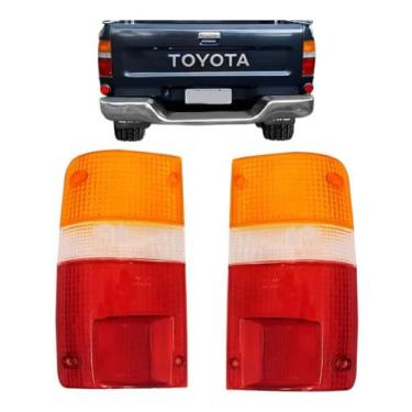 Imagem de Lente Traseira Esquerda Tric Hilux 4X4/4X2 92/01 Peça Original Rufato para Substituição Automotiva e Manutenção do Sistema de Iluminação Traseira do Veículo