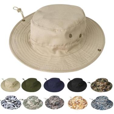 Imagem de Chapéu de sol ZOORON Boonie Hat UPF 50+ dobrável para homens e mulhere