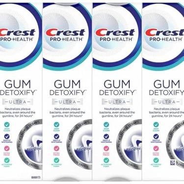 Imagem de Crest Creme Dental Pro-Health Gum Detoxify, 4,7 Oz, Pacote Com 4