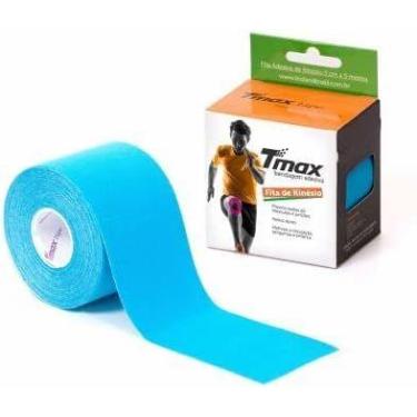 Imagem de Bandagem Elástica Funcional Adesiva Tmax Cor Azul-celeste