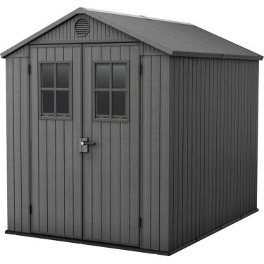 Imagem de Keter Depósito Externo Resistente Darwin 6x8 1,90m x 2,44m Cinza – Espaço, Durabilidade e Design Sofisticado