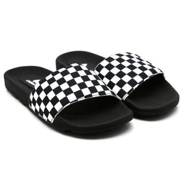 Imagem de Chinelo Slide Xadrez - LAQUILLA, 43, Branco