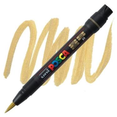 Imagem de Caneta Posca PCF-350 Ouro - Uni-Ball