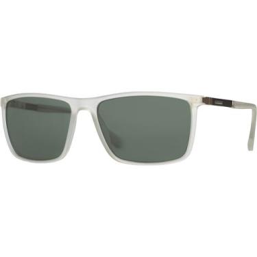Imagem de Óculos de Sol Masculino Polarizado Quadrado Original Lentes Verdes TR9