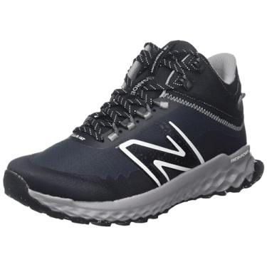 Imagem de New Balance Tênis de corrida masculino Fresh Foam Garoe Mid V1 Trail, Blacktop/cinza sombra/sal marinho, 39