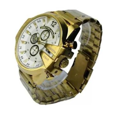 Imagem de Relogio Masculino Disel 10 Bar Eco Gold Confira - Expressjss