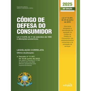 Imagem de Codigo De Defesa Do Consumidor 2025 - 40ª Ed Atualizada