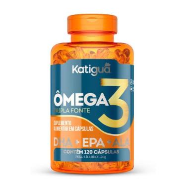 Imagem de Omega 3 Tripla Fonte 1000MG 120CAPS Katigua - Katiguá, NATURAL