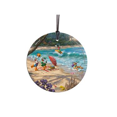 Imagem de Trend Setters Thomas Kinkade Disney Donald Daisy Duck Pateta Pluto Starfire Impressões Vidro Pendurado