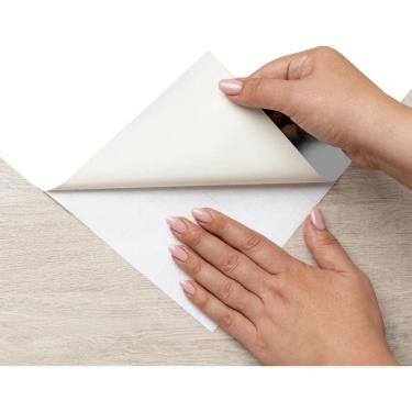 Imagem de 2X Adesivo Vinil Lavável Branco Brilho Ou Fosco Envelopament