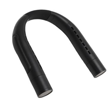 Imagem de Generic Ventilador do Pescoço, Bateria de 4000mAh de Ventilador Pessoal Vestível para Acampar para Ciclismo (Preto)